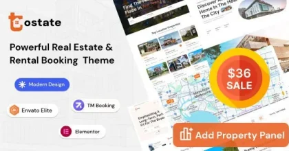 Tostate - Property Listing & Real Estate Ads WordPress Theme