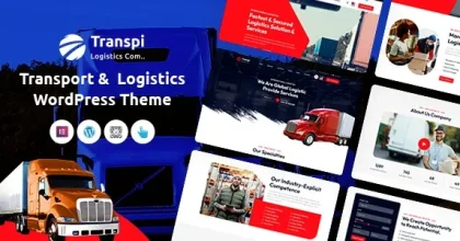 Transpi – Logistics and Transportation WordPress Theme