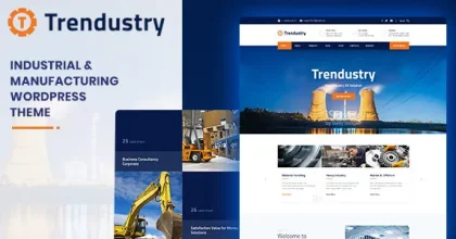 Trendustry – Industrial & Manufacturing WordPress Theme