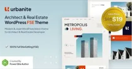 Urbanite – Architect & Real Estate Developer FSE WordPress Theme