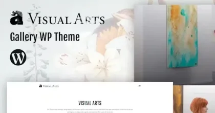 Visual Art - Gallery Wordpress Theme