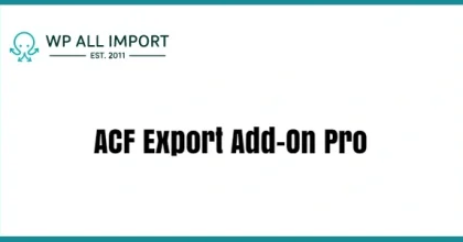 WP All Export ACF Export