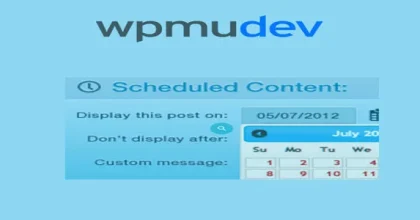 WPMU-DEV-Schedule-Selected-Conte