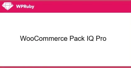 WPRuby WooCommerce Pack IQ Pro