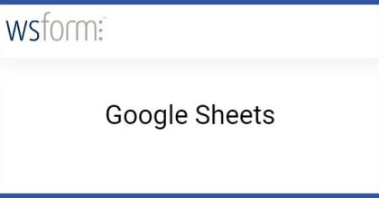 WS Form PRO Google Sheets 1.1.1