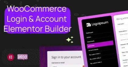 WooCommerce Login & Account Pages for Elementor