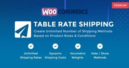 WooCommerce Table Rate Shipping