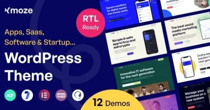 Xmoze - Saas Software Startup WordPress