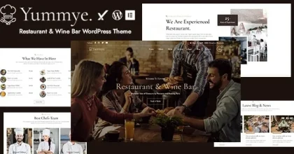 Yummye – Restaurant & Wine Bar WordPress Theme