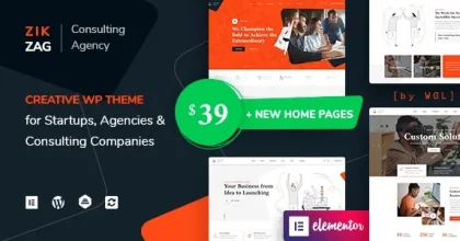 ZikZag – Consulting & Agency WordPress Theme